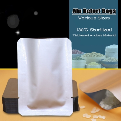 100pcs 130℃ Aluminum Retort Bag Vacuum Food High Temperature Pouch